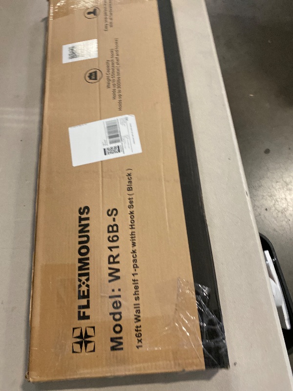 Photo 1 of FLEXIMOUNTS Garage Wall Shelving, 2-Pack 1x3 ft, Includes 8 Bike Hooks, Wall Shelf Garage Organization System w/Bike Hangers, Storage Rack, Floating Shelves, 300 lbs Weight Capacity