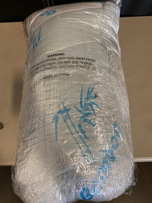Photo 1 of Ultra Soft Full Size Mattress Topper - Viscose Made from Bamboo Pillow Top Mattress Pad for Back Pain Relief - Naturally Cooling for Hot Sleepers, White
