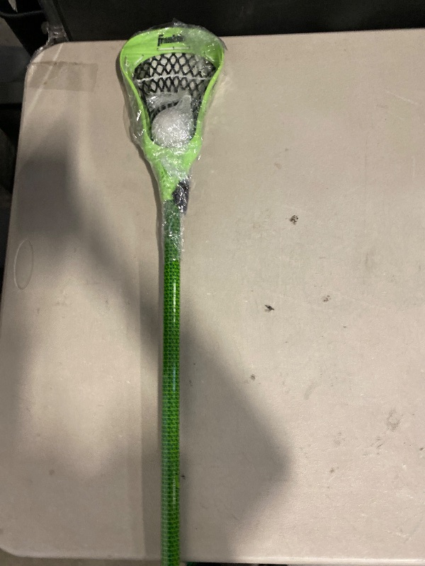 Photo 1 of Franklin Sports Future Champs Youth Lacrosse Stick + Ball Set - Kids 32" Inch Practice Stick - Beginner Backyard Plastic Stick + Lightweight Soft Ball