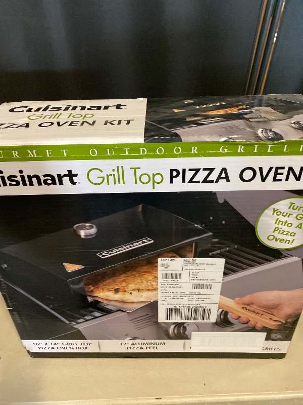 Photo 1 of Cuisinart CPO-700 Grill Top Pizza Oven Kit, Black & Aluminum