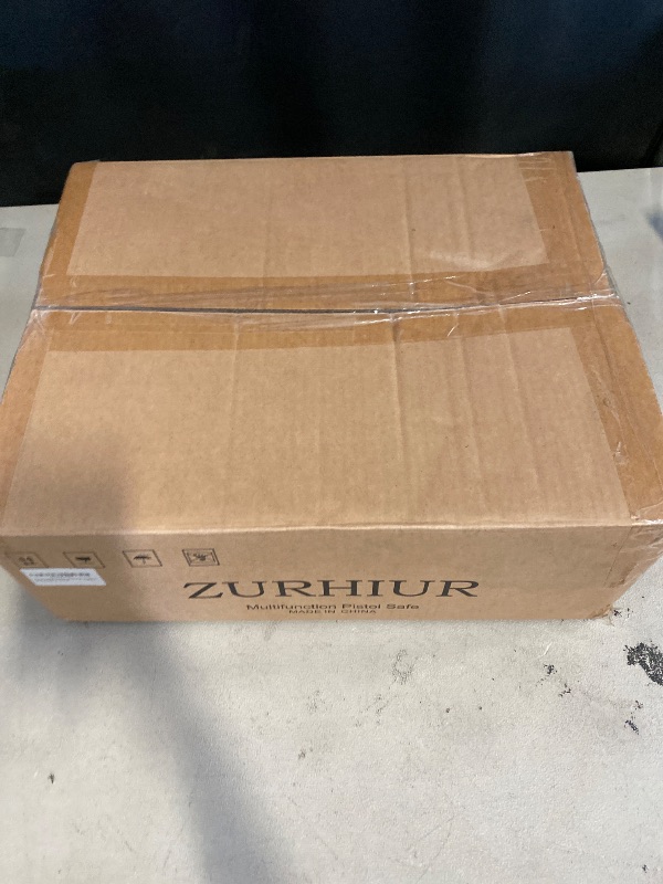 Photo 1 of Zurhiur  Safe, Biometric Handgunn Safe for Pistols, Three Ways Quick Access Gun Storage with Fingerprint Lock for Home Truck Cars.