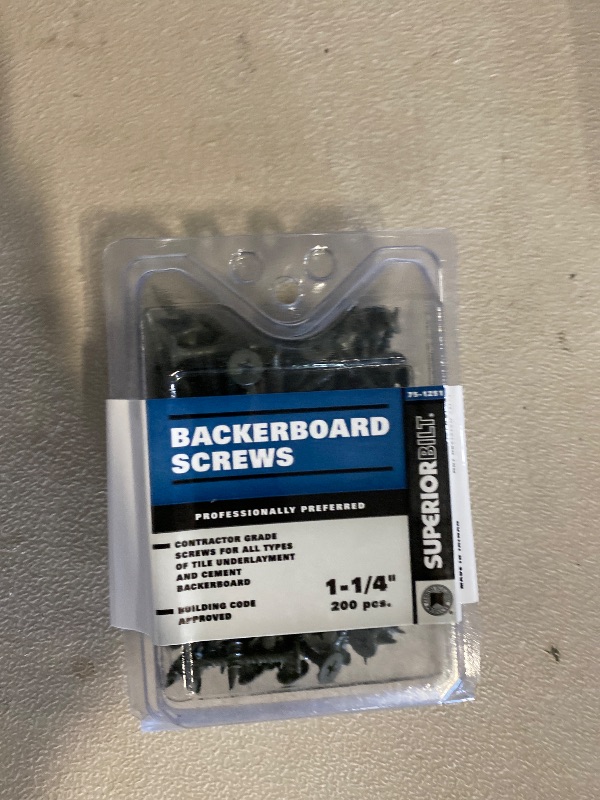 Photo 1 of Backerboard Screws 1-1/4" Box of 200