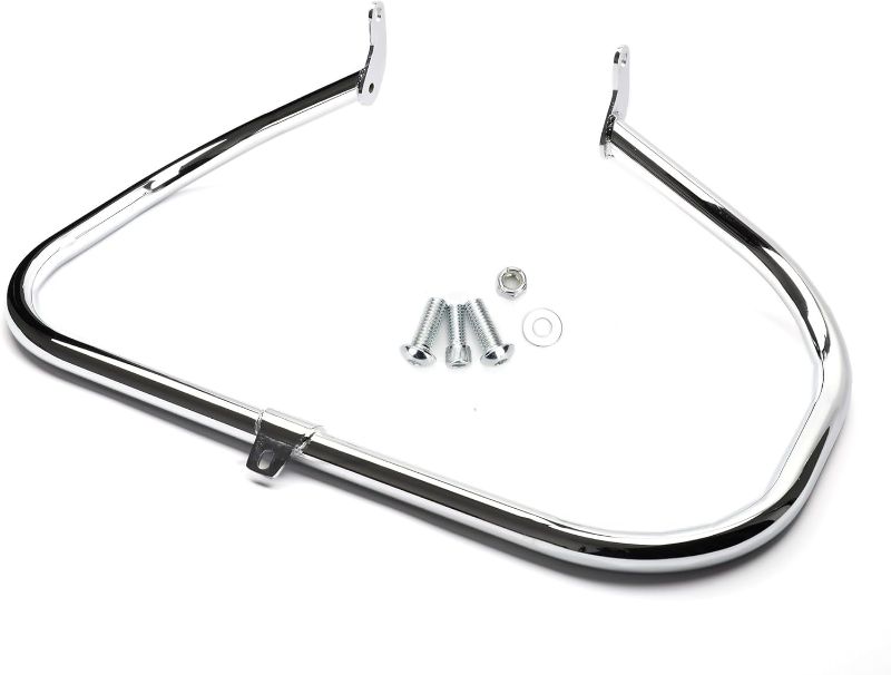 Photo 1 of MoKitDora Engine Guard Highway Crash Bar 1.25" Fat for Harley 2000-2017 FL Heritage Softail Classic Deluxe Fat Boy FLSTF Models, Chrome