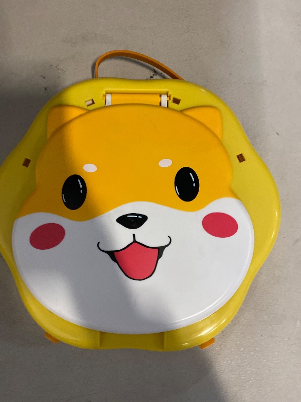 Photo 1 of SunnySmile Travel Potty for Toddler,Portable Toilet for Kids?Potty Training Toilet Seat ?Applicable to Travel?Camping, Outdoor, Indoor?With 45 Potty Bags?Cartoon Design, Children Will Like it More