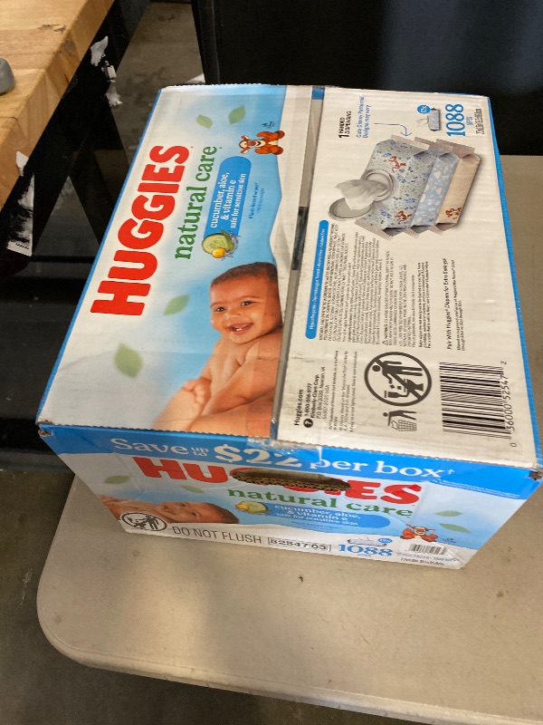Photo 1 of Huggies Natural Care Baby Wipe Refill, Refreshing Clean (1,088 Count)