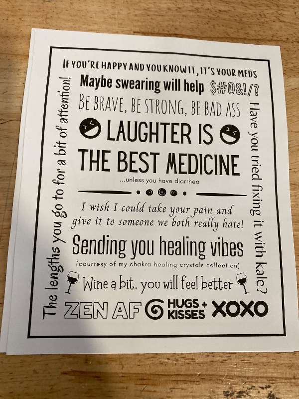 Photo 1 of FILO ESTILO Funny Get Well Soon Gifts for Women or Men, Funny Healing Blanket, Post Surgery Gifts, Fun Recovery Presents for Sick Friends, Cheer Up and Feel Better Gifts for Women (Grey)