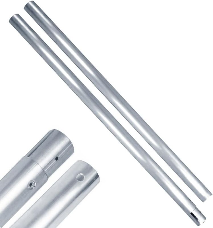 Photo 1 of 2M Metal Tube Crossbar for Manual/Electric Studio Roller Backdrop Wall Mount System,Aluminum Cross Bar for Photography Background Support System