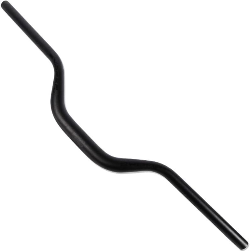 Photo 1 of FukkeR Lightweight Aluminum Alloy Riser Handlebars Rise 75mm Mountain Bikes Handle Bar 31.8mm Extra Long 740mm Bicycles Bars great for BMX DH XC AM FR (Color : Black, Size : 740mm), FukkeR001