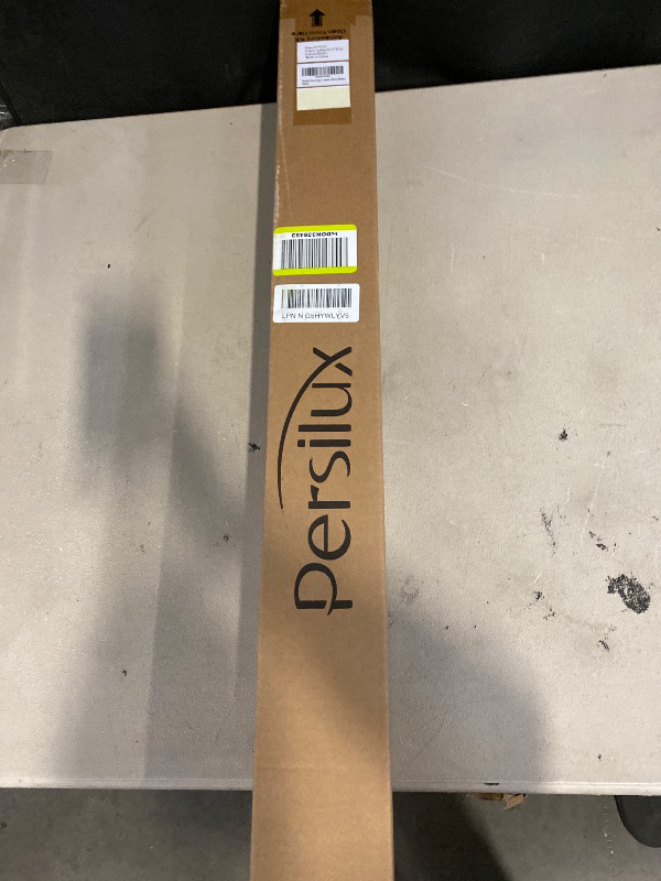 Photo 1 of Persilux Free-Stop Cordless Light Filtering Window Roller Shades for Windows (Khaki 33" x 72") Natural Woven Fabric UV Protection Privacy Window Blinds for Indoor Windows, Home, Patios, Kitchen
