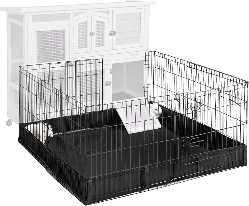 Photo 1 of Aivituvin Pet Playpen Guinea Pig Cage Small Animal Rabbit Exercise Pen with Waterproof Floor Liner - Extension Playpen ONLY