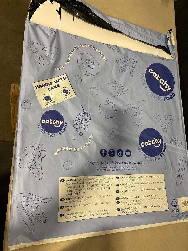 Photo 1 of CATCHY - Food Catcher - Compatible with Stokke Clikk High Chair + 11 Other High Chairs - Highchair Sold Separately - Baby & Toddler Food & Mess Catcher - Under High Chair Accessory