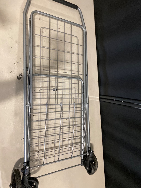 Photo 1 of Heavy-Duty Folding Shopping Cart with Waterproof Liner & 360° Swivel Wheels | Collapsible Grocery Cart for Easy Transport, Ideal for Laundry, Shopping, and Travel – 132 LBS Capacity