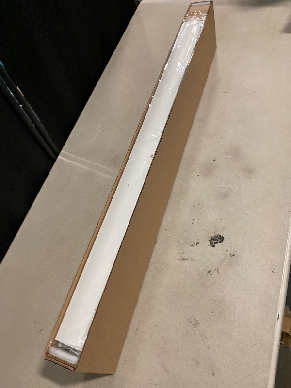 Photo 1 of 2 Inch Cordless Room Darkening Faux Wood Blind - 35" W x 48" L - White, Over 1,000 Custom Sizes Starting at 18.97, Inside or Outside Mount, Venetian Shades for Interior Windows by Lumino