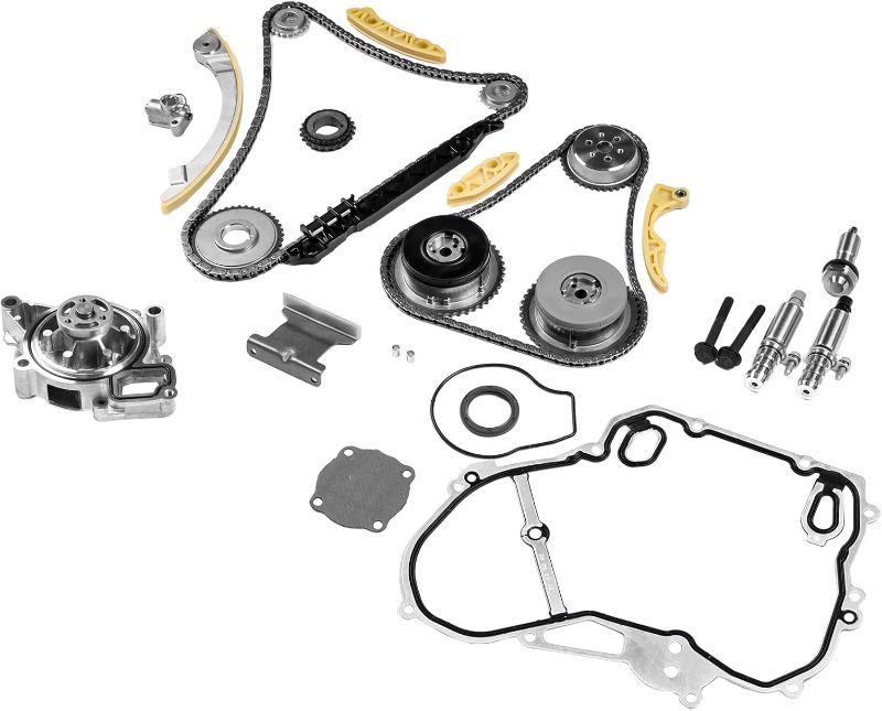 Photo 1 of 24461834 Engine Timing Chain Kit with Water Pump for 2011-2017 Regal 2.4L, for 2012-2017 Verano 2.4L, for 2011-2017 Terrain 2.4L, for 2011-2017 Equinox 2.4L Replacement OE 90537632 12646783