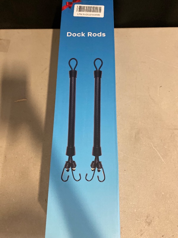 Photo 1 of 22 Inch Dock Rods for Boat Mooring/Docking, Replacement for Dock Lines, Boat Accessories for Men, for Pontoon Boat and Jon Boat Owners
