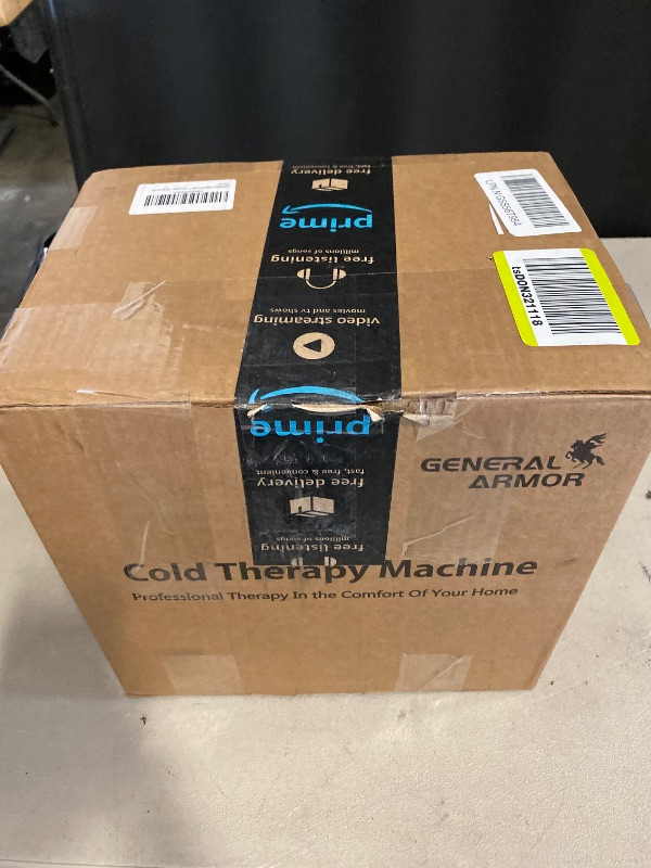 Photo 1 of Cold Therapy Machine for Knee & Shoulder, FSA HSA Eligible, Pain Relief, Post-Surgery Recovery, Cryotherapy for Muscle Recovery, Sports Injuries, Digital Timer, Quiet Pump, Universal Ice Pad