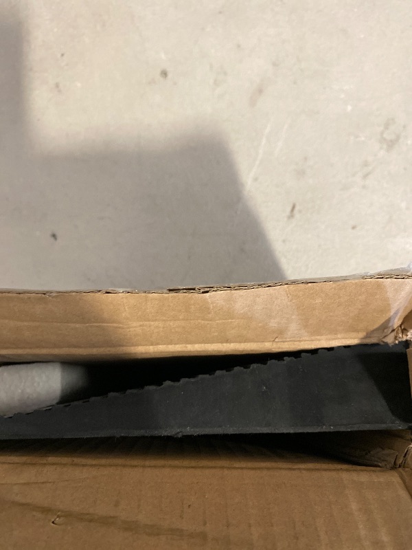 Photo 1 of 1.5'' Rise Threshold Ramp for Doorways, 2204 LBS Capacity Rubber Threshold Ramp, Non-Slip Driveway Curb Ramps Handicap Ramp for Wheelchair Scooter Stroller, Cuttable & Adjustable Size