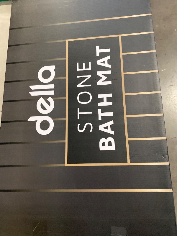 Photo 1 of della Premium Stone Bath Mat - Luxurious Quick Drying Diatomite Bathstone for Bathroom Floor - Modern Super Absorbent Diatomaceous Earth Shower Mat, Water Absorbent Bathmat ([Extra-Large] Abstract)