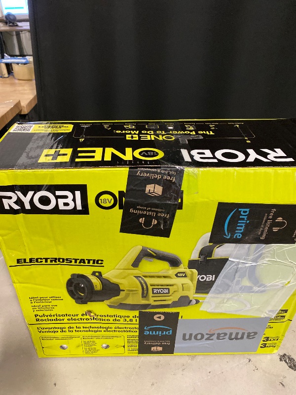 Photo 1 of RYOBI ONE+ 18V Cordless Electrostatic 1 Gal. Sprayer (Tool Only)