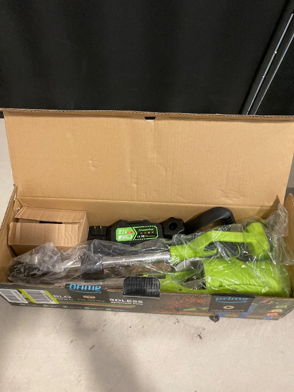 Photo 1 of Leaf Blower Cordless,Electric Leaf Blower with 2 4.0Ah Battery Powered and Fast Charger, Lightweight Cordless Blowers for Lawn Care and Dust,Snow,6 Speed Control