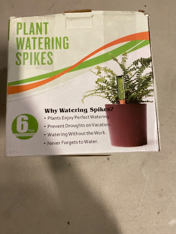 Photo 1 of Plant Watering Devices 6 Pack Terracotta Vacation Plant Waterer Wine Bottle Watering Stakes Slow Release Plant Watering Spikes Self Watering Devices for Indoor Outdoor Plants