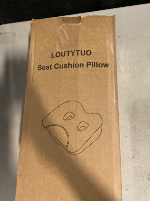 Photo 1 of LOUTYTUO Seat Cushion Pillow,100% Memory Foam and Washable Cover,for Office Chair,Car Seat and Wheelchair, Soft Support Seat Cushion