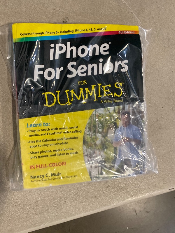 Photo 1 of Iphone for Seniors for Dummies (For Dummies Series)