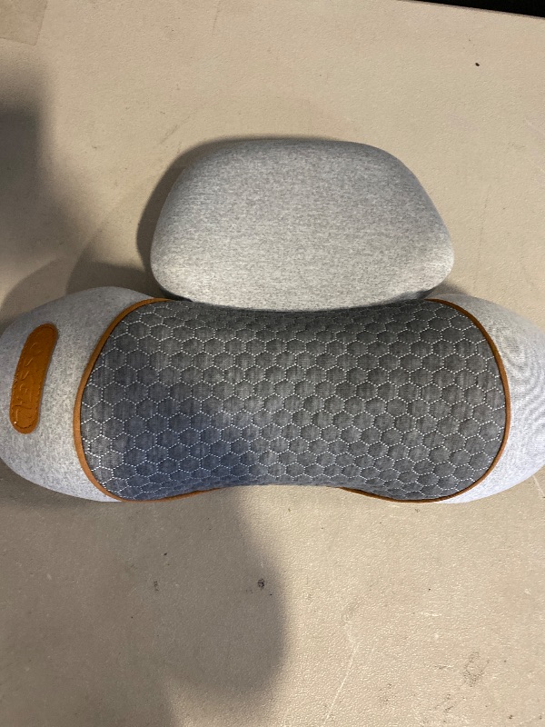 Photo 1 of Pillow 3-in-1 Cervical Massager | Pillow Massage Neck Hump - Heating, Vibration, Airbag Elevation & Memory Foam Support for Comfort (Grey)