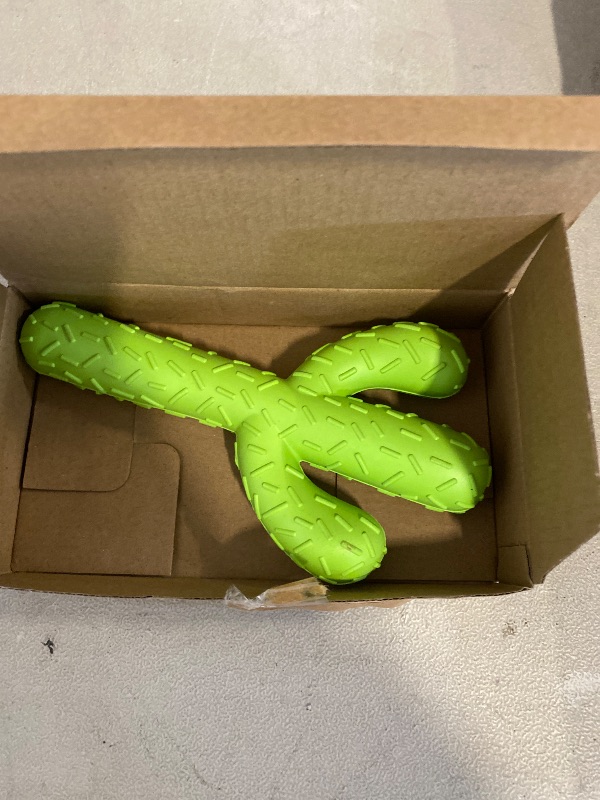 Photo 1 of MewaJump Dog Chew Toys for Aggressive Chewers, Durable Rubber Cactus Tough Toys for Training and Cleaning Teeth, Interactive Dog Toys for Small/Medium Dog
