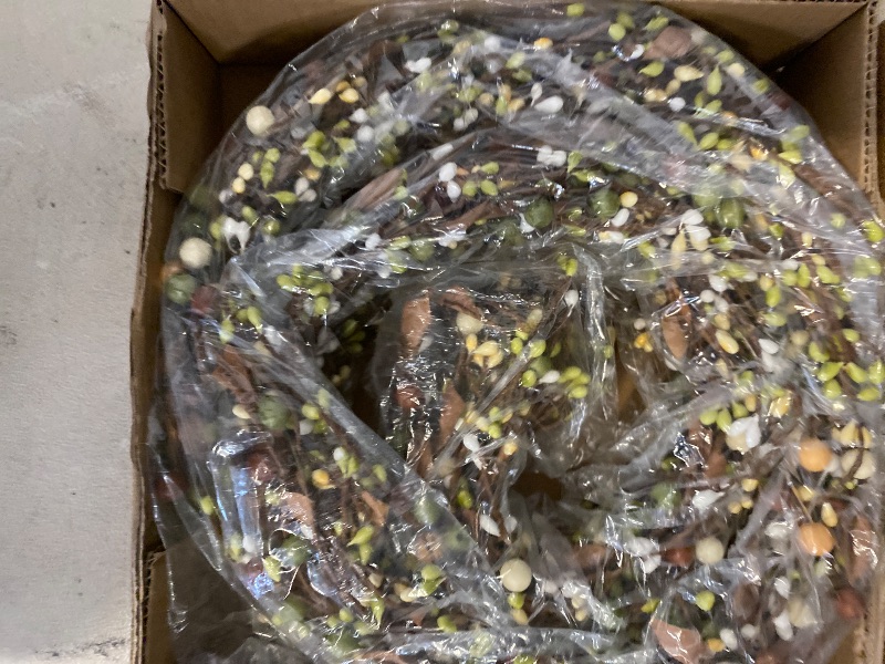 Photo 1 of CWI Sage Garland - 4ft - Artificial Garland for Mantle, Arch, Table, and Entryway