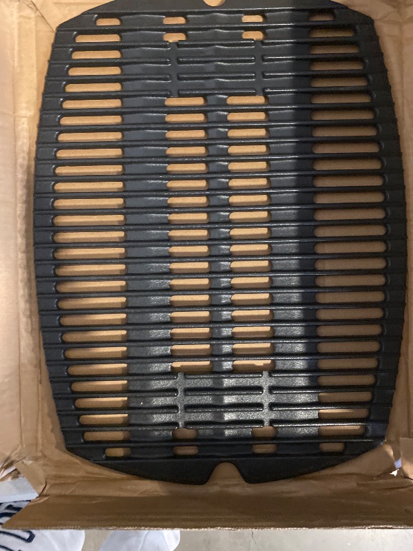 Photo 1 of 7644 7582 Grill Grates Replacement Parts for Weber Q100 Q1000 Series Parts Weber Baby Q Cast Iron Grill Grate Q120 Q1200 Q1400 50060001 51010001 51040001 51060001 51070001 51080001 65465 65810 1 Pack