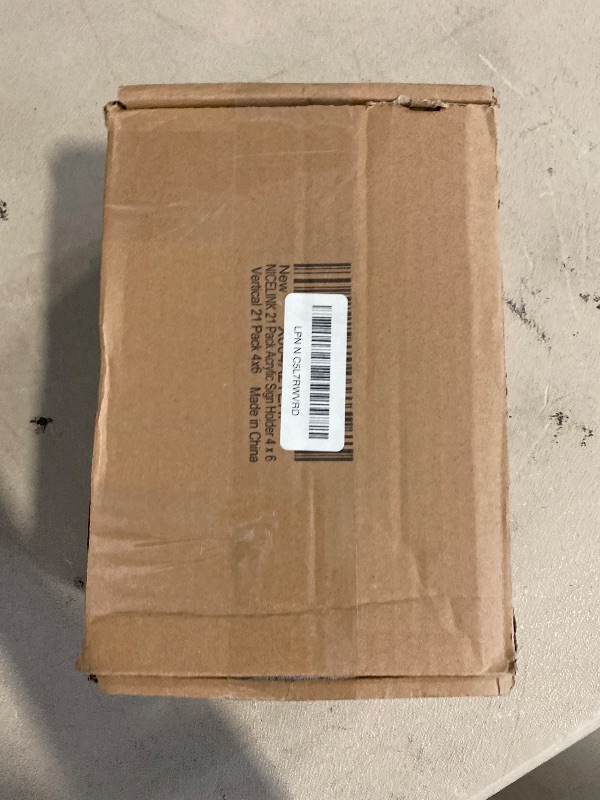 Photo 1 of Acrylic Sign Holder 4x6, 24 Pack Clear Table Menu Vertical Clear Table Double Sided Flyer Display, Plastic Flyer Display Stand,Paper photo Plastic Sign Frame Suitable for Restaurants Office Store Show