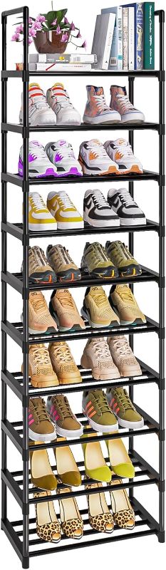 Photo 1 of OYREL Shoe Rack, Sturdy Metal Shoe Rack Organizer,Narrow Shoe Racks for Closets,Shoes Rack,Shoe Stand,Shoe Shelf