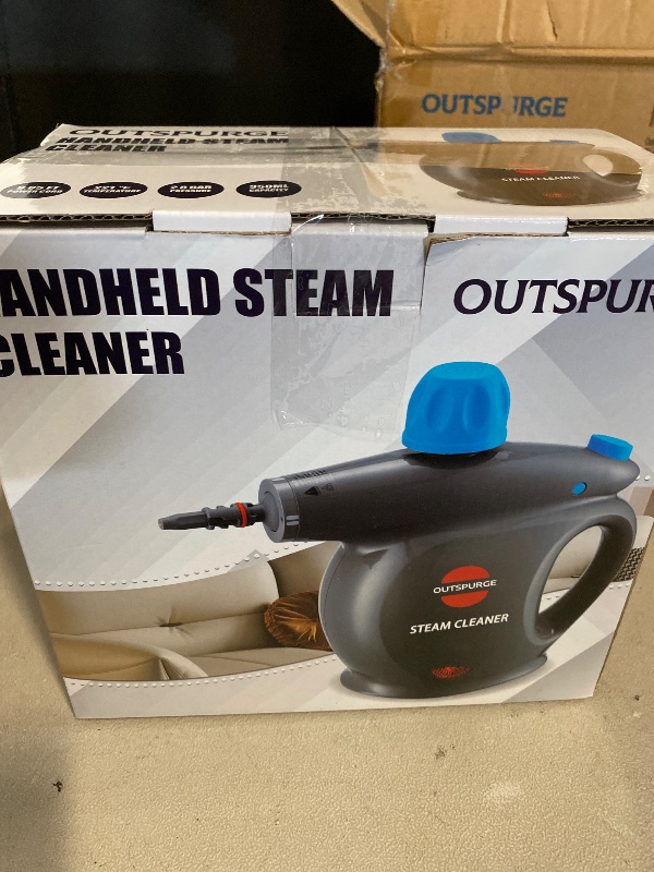 Photo 1 of BISSELL Steam Shot Omni Pressurized Handheld Multi-Surface Natural Portable Steam Cleaner with 7 tools for tile, grout, windows, bathrooms, kitchen, auto