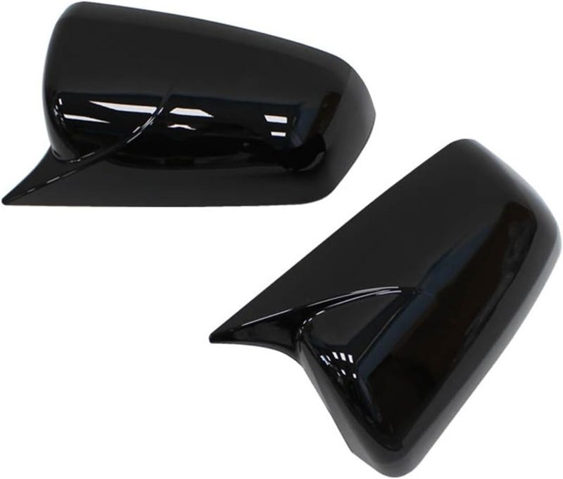 Photo 1 of Compatible For Mitsubishi Lancer X 10 EX EVO 2008-2016 Side Door Rearview Mirror Cover Cap Trim Shell Sticker Car Styling Accessories Part(Gloss Black)