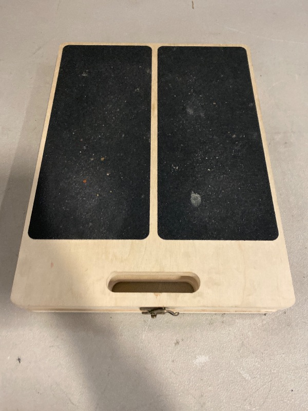 Photo 1 of Slant Board for Calf Stretching, Adjustable Portable Wooden Incline Board for Calf Stretcher with Training Poster, 300 Lbs Weight Capacity Calf Stretch Wedge for Leg, Knees, Heel, Ankle & Stretching