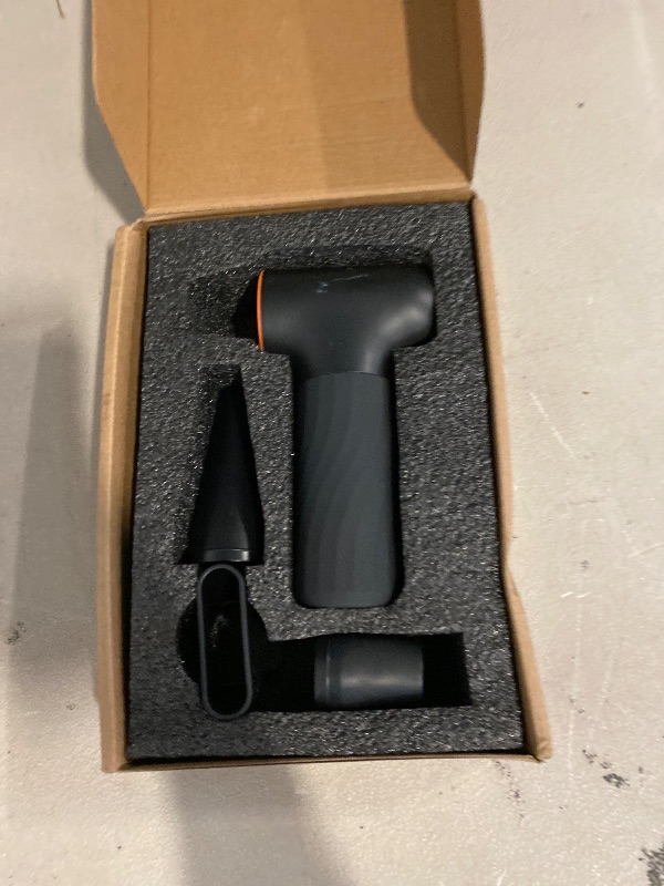 Photo 1 of Compressed Air Duster, Mini Turbojet Fan Brushless Motor Liquid Silicone Handle Cordless Electric Blower Recharable Strong Airflow,Handheld Blower