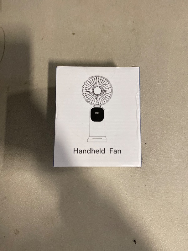 Photo 1 of Portable Fan, 4200mAh Battery Operated Fan, 5 Speeds&Digital Display, Makeup Fans for Women with Base, 180°Foldable 3in1 Handheld/Neck/Desk Fan for Outdoor Indoor,Ultra Quiet (Pink)