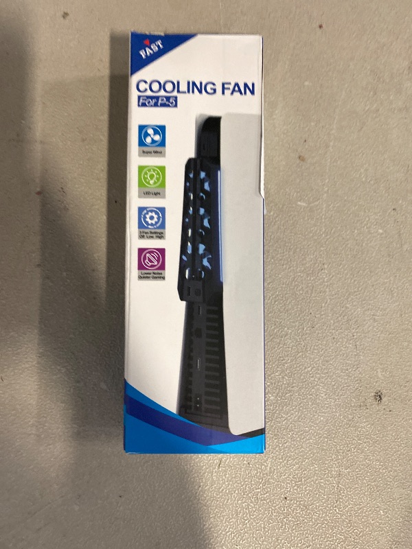 Photo 1 of Anspect PS5 Cooling Fan, PS5 Accessories with High Efficiency Cooling Fans(7000RPM), Air Balance Blade, USB3.0 Hubs, Compatible with PlayStation 5 Console Digital/CD Version(Not for PS5 Slim/Pro)