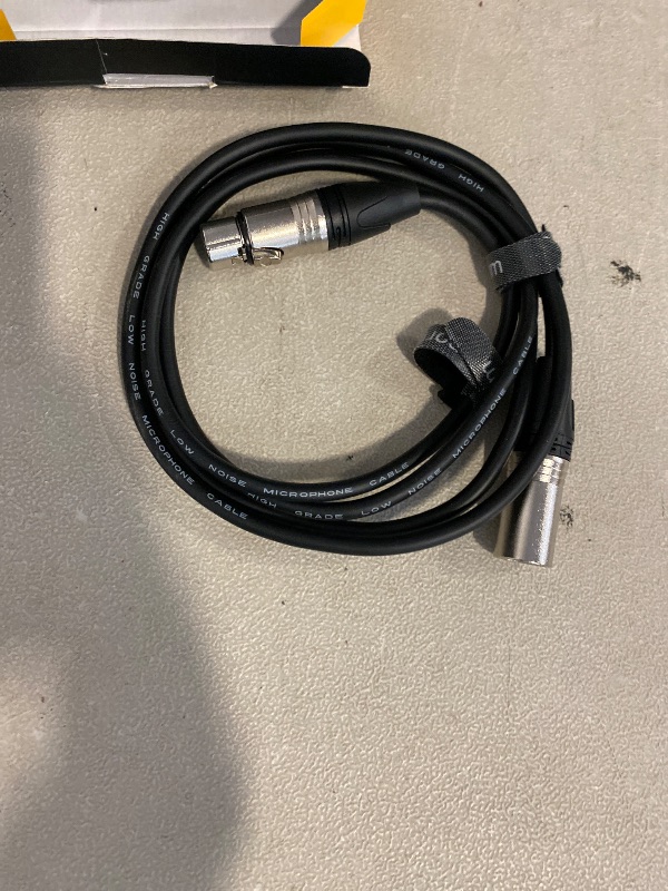 Photo 1 of MAONO 6FT XLR Microphone Cable Premium XLR Male to Female Mic Audio Cord with Balanced 3 PIN Connector,Speaker Cable Mic Wire PD100X,200X,300X,400X Microphones, Audio Mixer