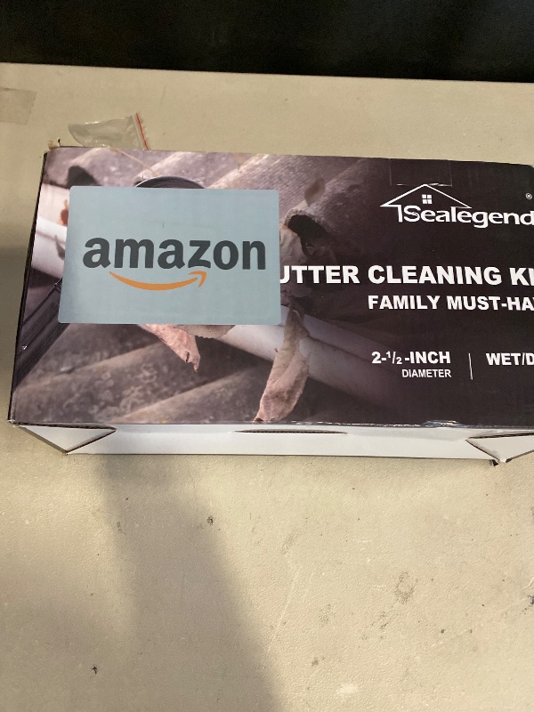 Photo 1 of Sealegend Gutter Cleaning Tools for 2-1/2 in. Wet/Dry Vacuum Cleaner, Shop Vac Hose Attachments for Cleaning or Blowing Debris from Gutters Up to 5FT, 2-1/2 in. Shop Vac Accessories