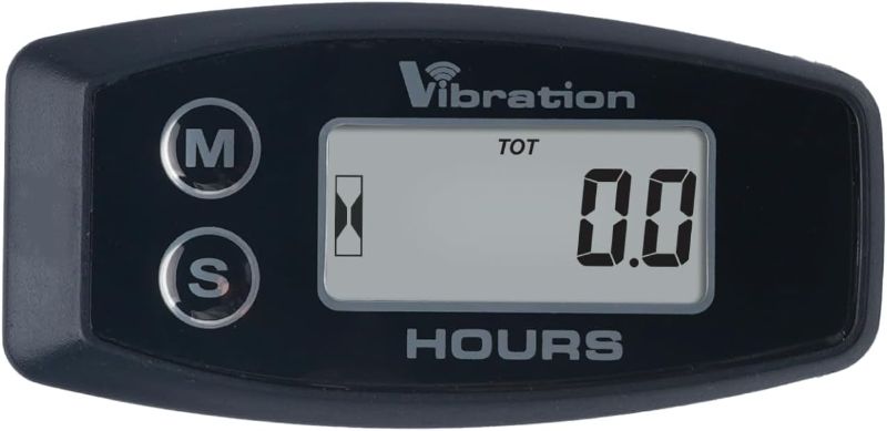 Photo 1 of Runleader Digital Wilress Vibration Activated Hour Meter,Maintenance Reminder,Screen Locking Design, Applicable to Lawn Mower Generator Compressor Motorcycle Outboard Motor Chainsaws etc.