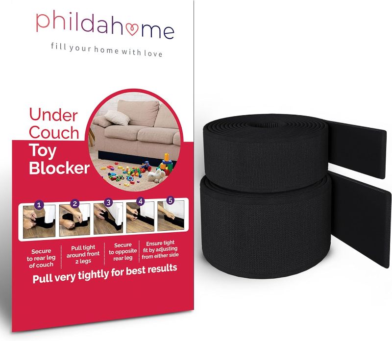 Photo 1 of Under Couch Blocker for Kid and Pet Toys, Toy Blocker for Under Couch, Fits Standard Couches with Short Legs (132" x 3")