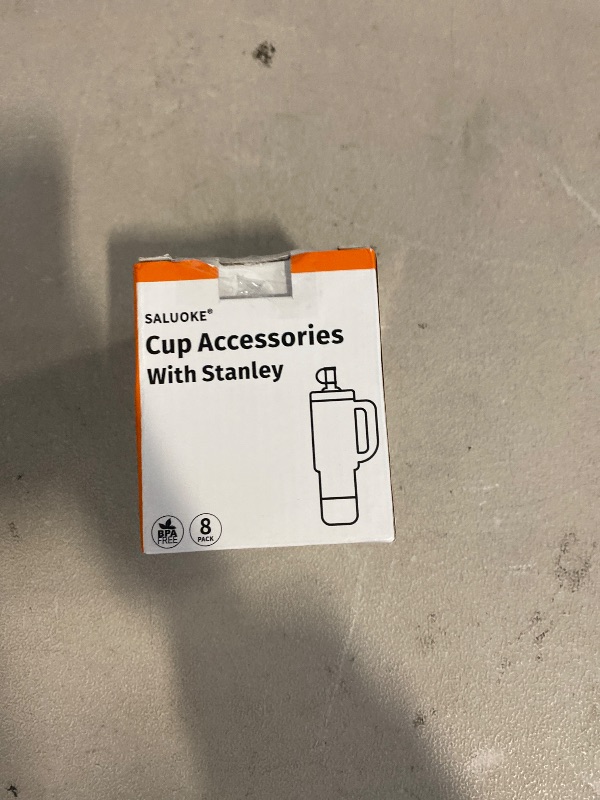 Photo 1 of HYZ 8 Piece Accessories for Stanley Cup, Silicone Spill Proof Stopper Set and Protective Boot Including Straw Cover Cap for Stanley H2.0 20oz 30oz 40oz Tumbler, Peony