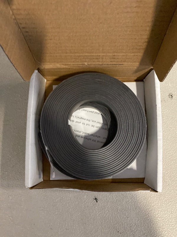 Photo 1 of Adhesive Magnetic Tape A+B (13 ft + 13 ft), Flexible Magnetic Tape with Adhesive Backing for Screen Doors and Window Screens, Magnetic Stripes with Mutual Attraction