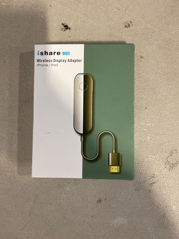 Photo 1 of 4K 1080P Wireless HDMI Display Adapter, WiFi Streaming Movies, Shows Receiver for i-Phone, i-Pad, Android, Tablet, Laptop, Window to HDTV/Monitor/Projector, Compatible Miracast, Air Play, DLNA