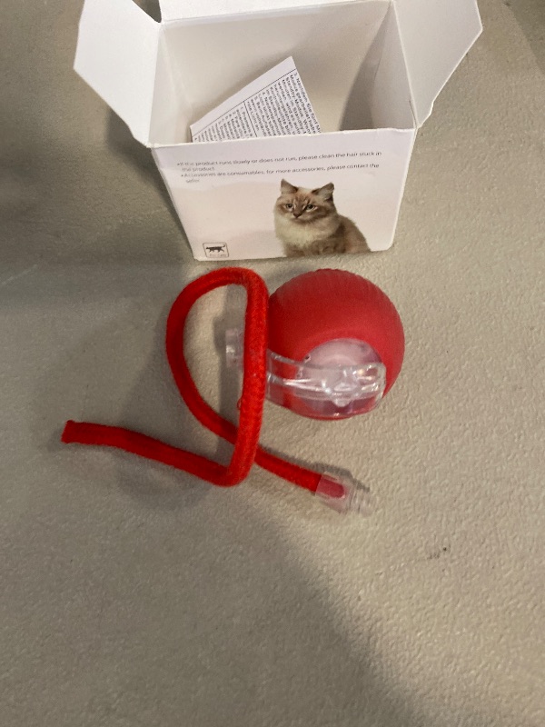 Photo 1 of Automatic Interactive Rolling Cats Toys Ball for Indoor- Rechargeable Activate Cat Dog Pet Toy for Indoor, Self-Playing Automatic Moving Kitten Toys for Cats, Durable and Safe Material