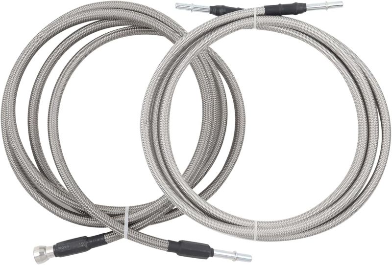 Photo 1 of MUCO New Stainless Fuel Line kit 819-821 Flexible Braided Lines Stainless Steel for Cadillac Escalade Chevy Avalanche 1500 Suburban 1500 Tahoe Yukon 2004 2005 2006 Fix Fuel Line Kit QFF0009SS