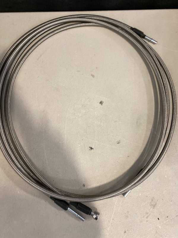 Photo 1 of MUCO New Stainless Fuel Line kit 819-821 Flexible Braided Lines Stainless Steel for Cadillac Escalade Chevy Avalanche 1500 Suburban 1500 Tahoe Yukon 2004 2005 2006 Fix Fuel Line Kit QFF0009SS