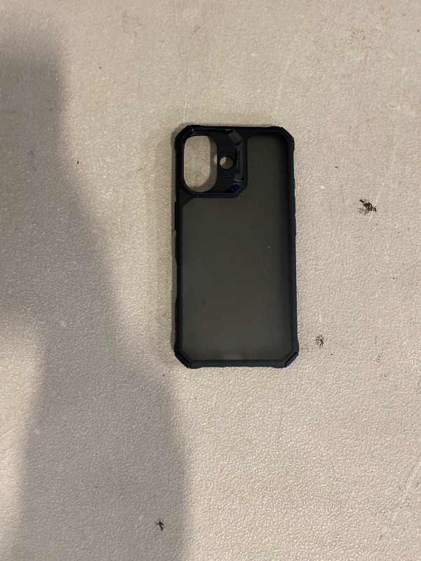 Photo 1 of ESR for iPhone 16 Case, Military-Grade Protection, Shockproof Air Guard Corners, Yellowing-Resistant Acrylic Back, Phone Case for iPhone 16, Air Armor Series, Clear Black